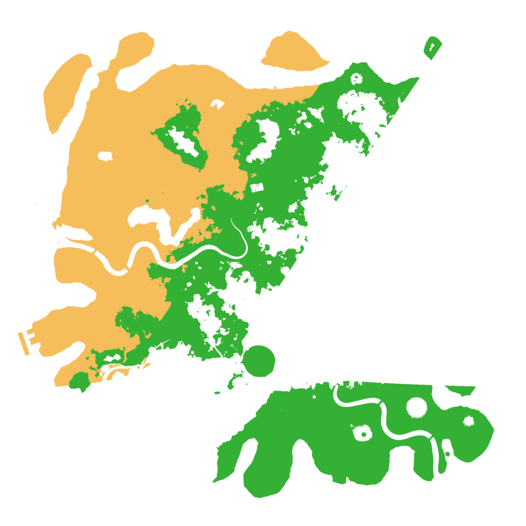 Biome Rust Map: Procedural Map, Size: 4500, Seed: 123165