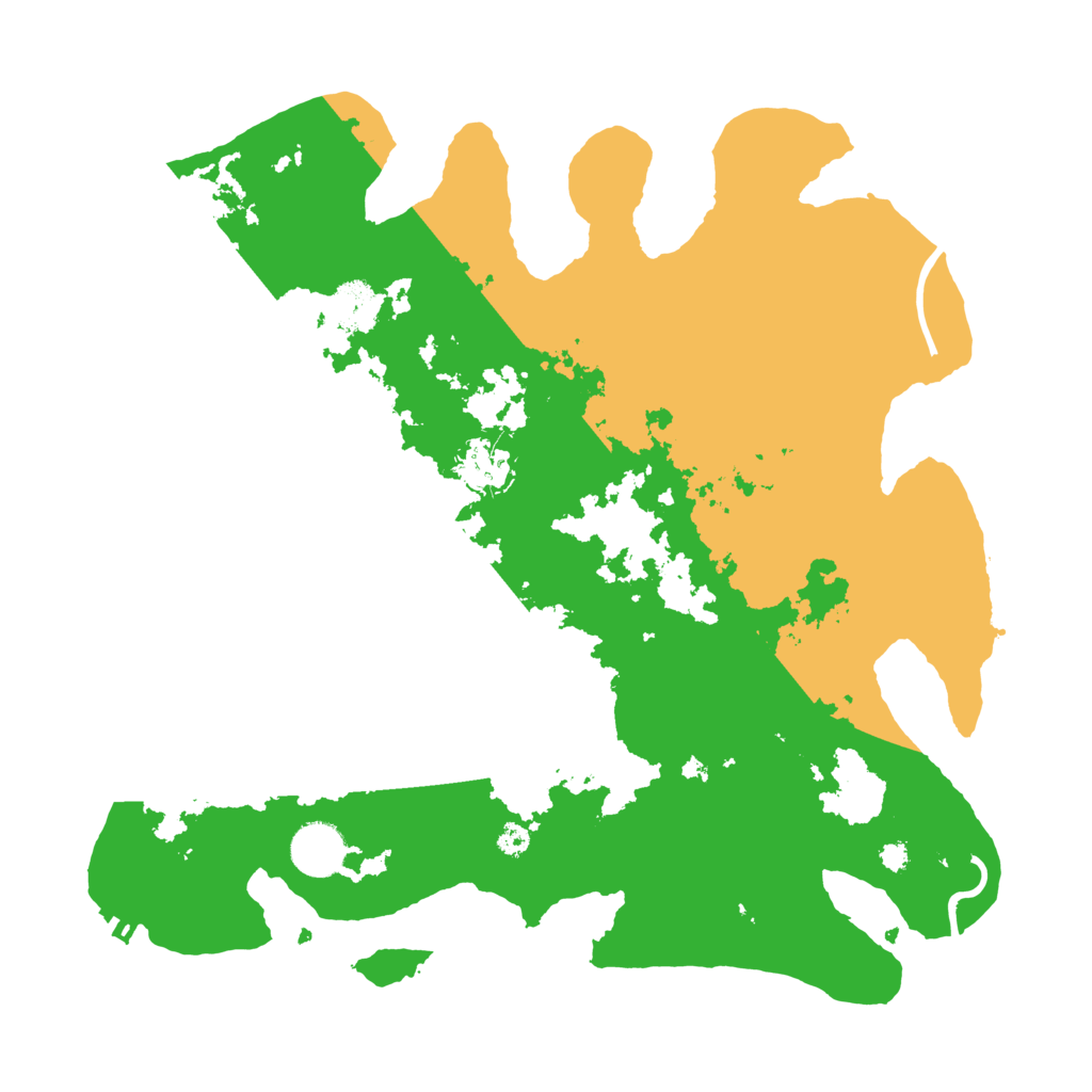 Biome Rust Map: Procedural Map, Size: 3500, Seed: 651929319