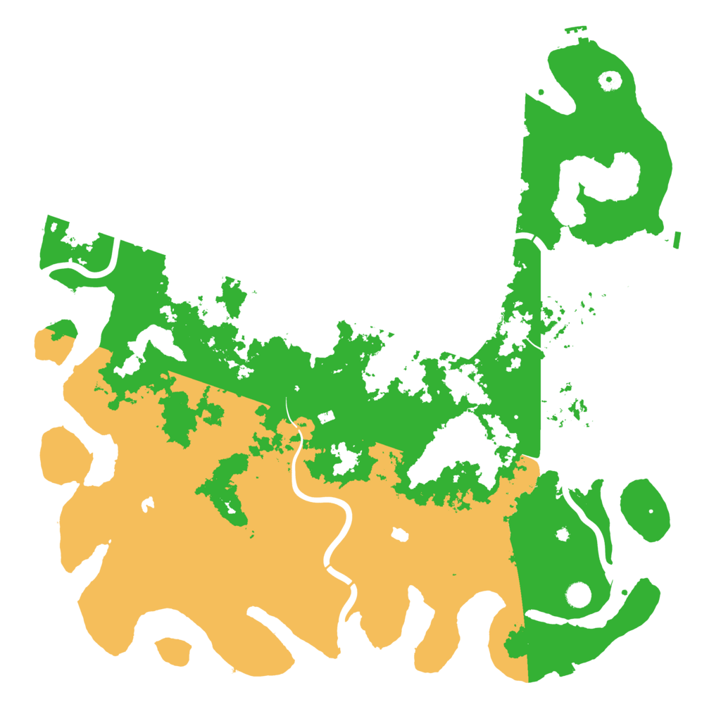 Biome Rust Map: Procedural Map, Size: 5000, Seed: 192830592