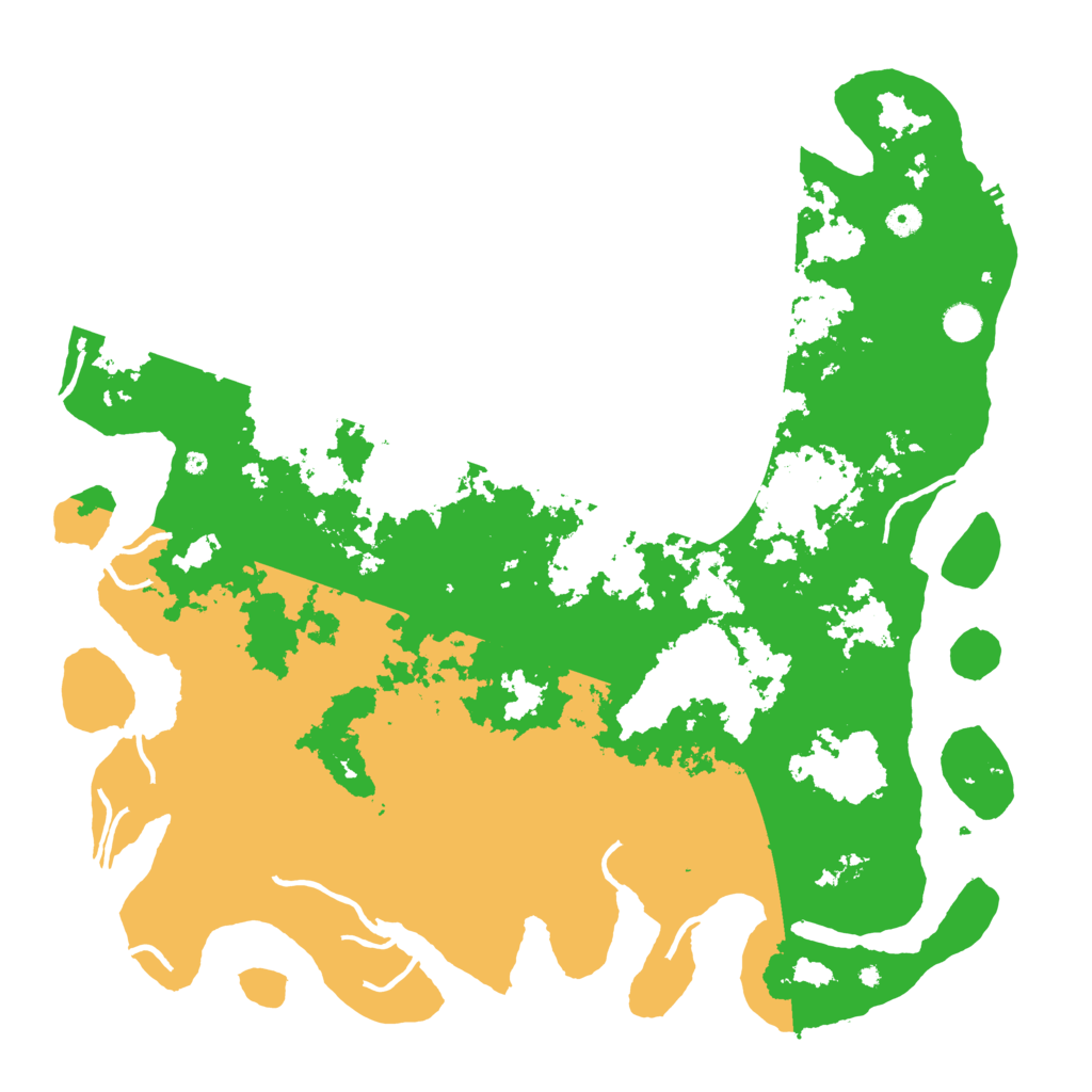 Biome Rust Map: Procedural Map, Size: 5000, Seed: 192830592