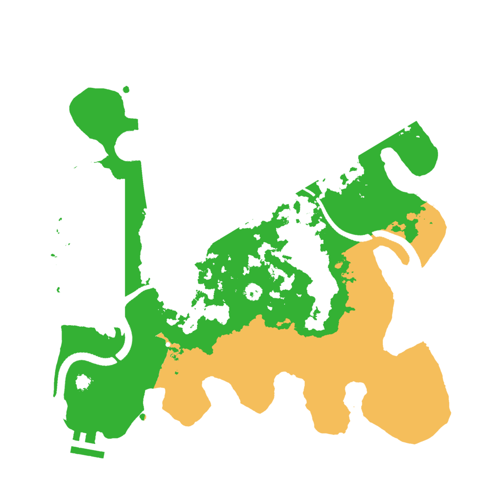 Biome Rust Map: Procedural Map, Size: 3000, Seed: 1585003789