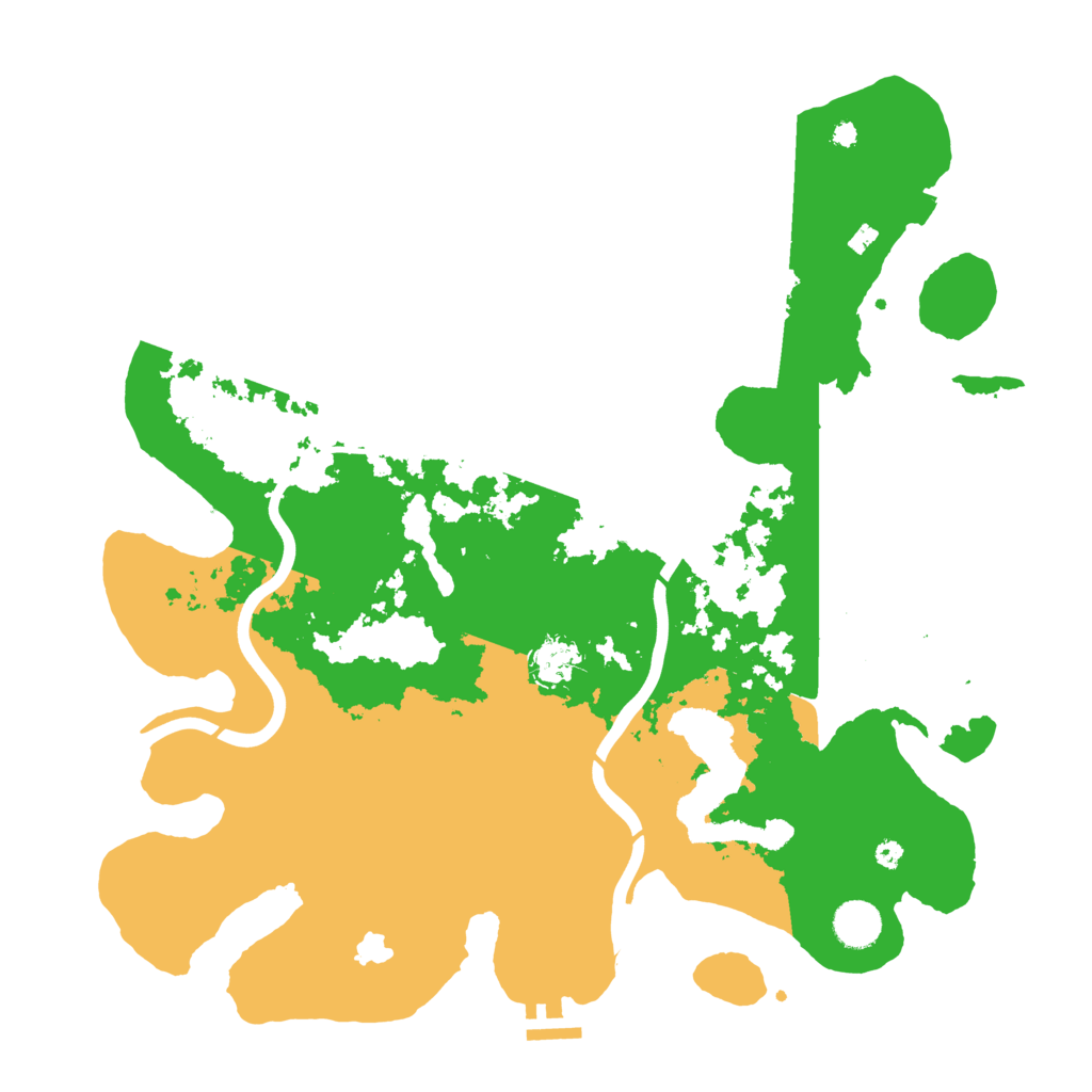 Biome Rust Map: Procedural Map, Size: 4000, Seed: 1025807380