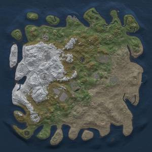 Thumbnail Rust Map: Procedural Map, Size: 4500, Seed: 7072022, 19 Monuments