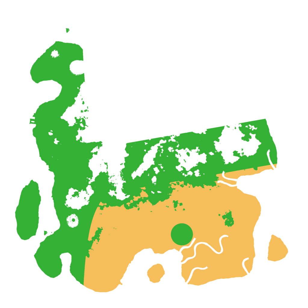 Biome Rust Map: Procedural Map, Size: 3700, Seed: 103