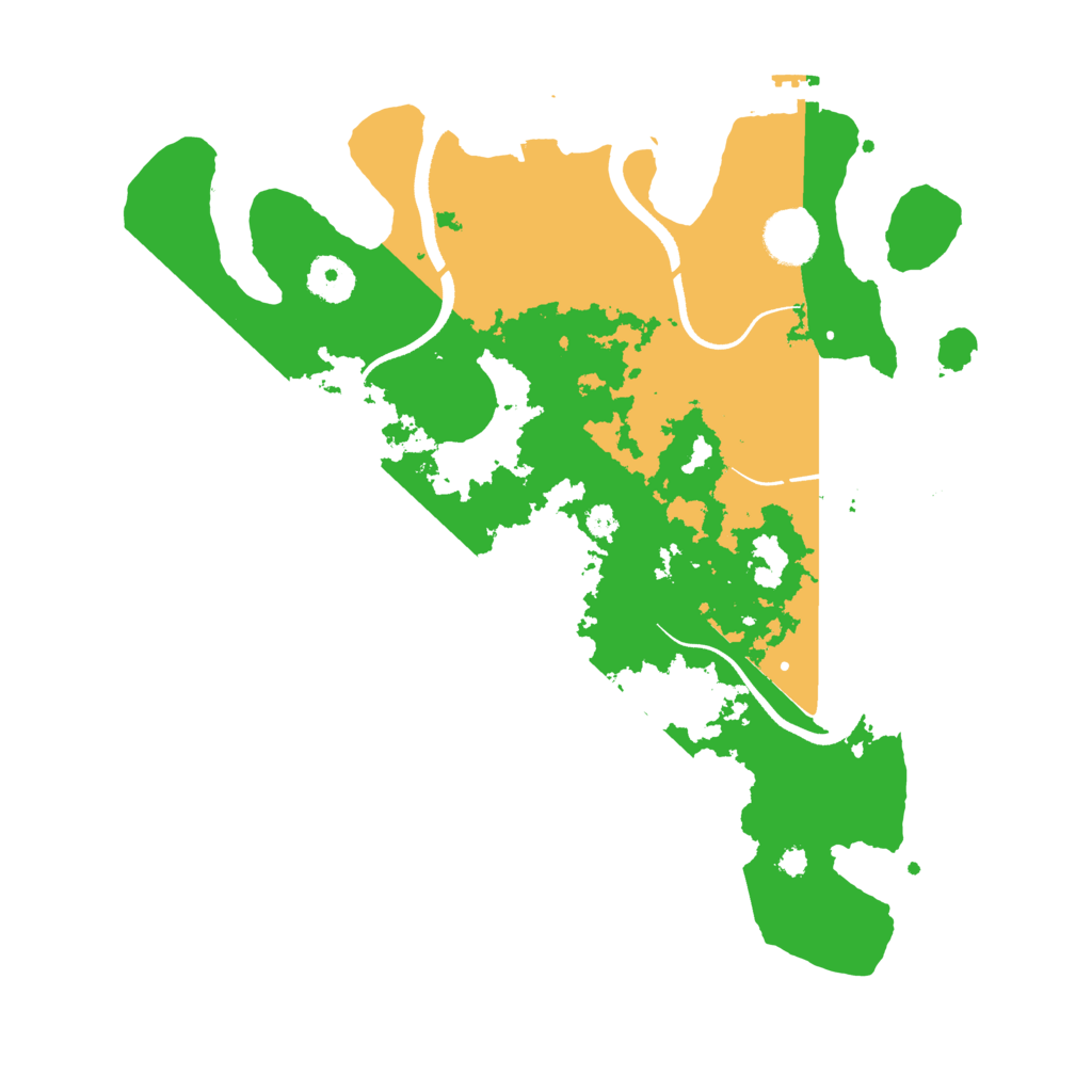 Biome Rust Map: Procedural Map, Size: 3500, Seed: 895354368