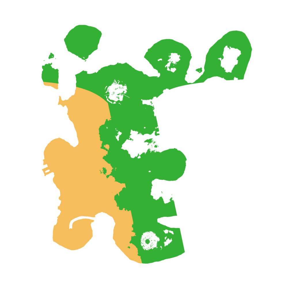 Biome Rust Map: Procedural Map, Size: 2500, Seed: 19970510