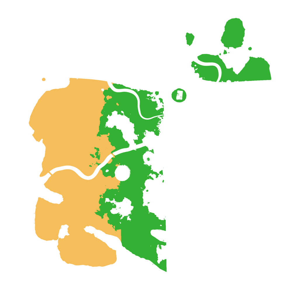 Biome Rust Map: Procedural Map, Size: 3500, Seed: 1820714559