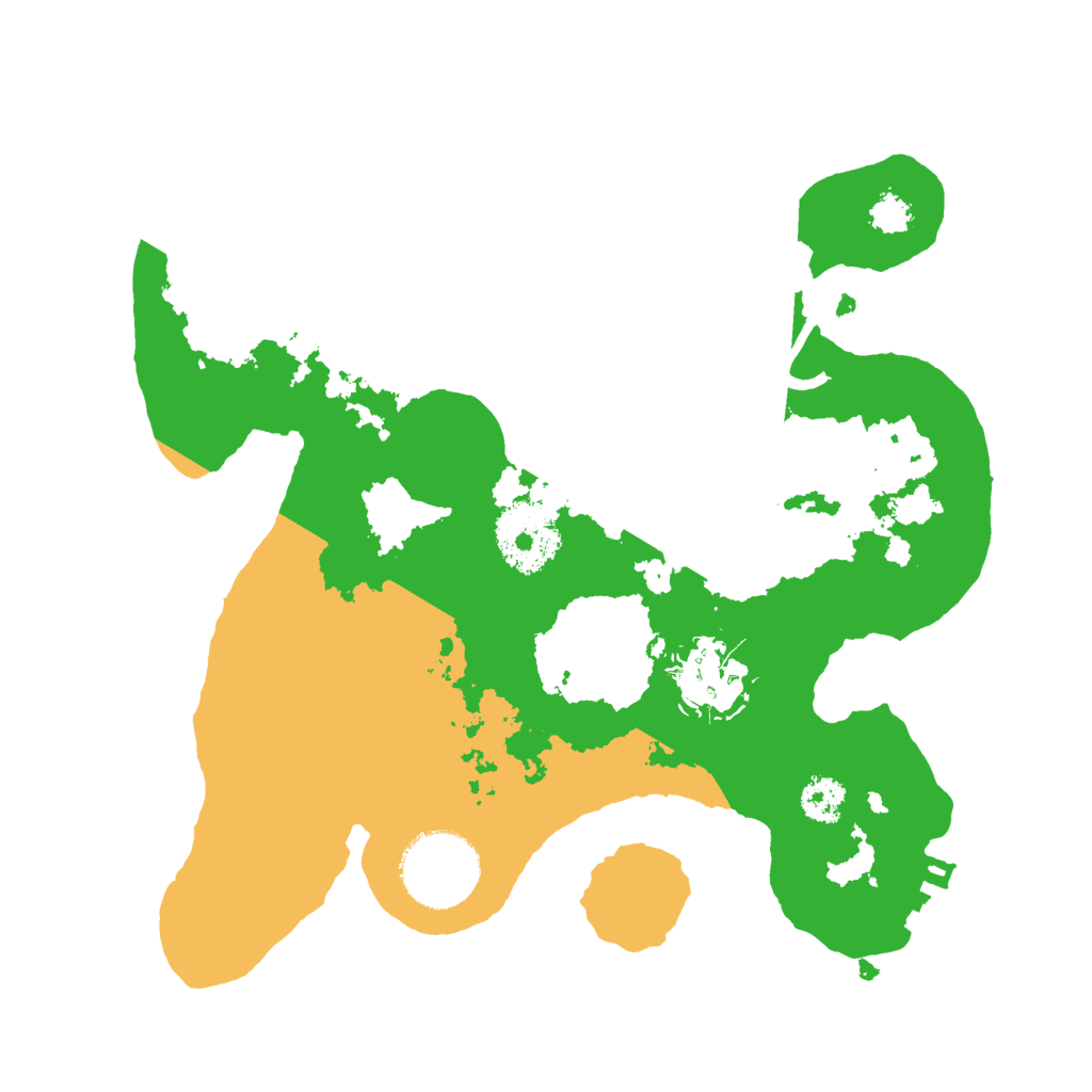 Biome Rust Map: Procedural Map, Size: 2500, Seed: 2106237860