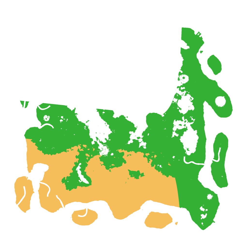 Biome Rust Map: Procedural Map, Size: 4169, Seed: 8722