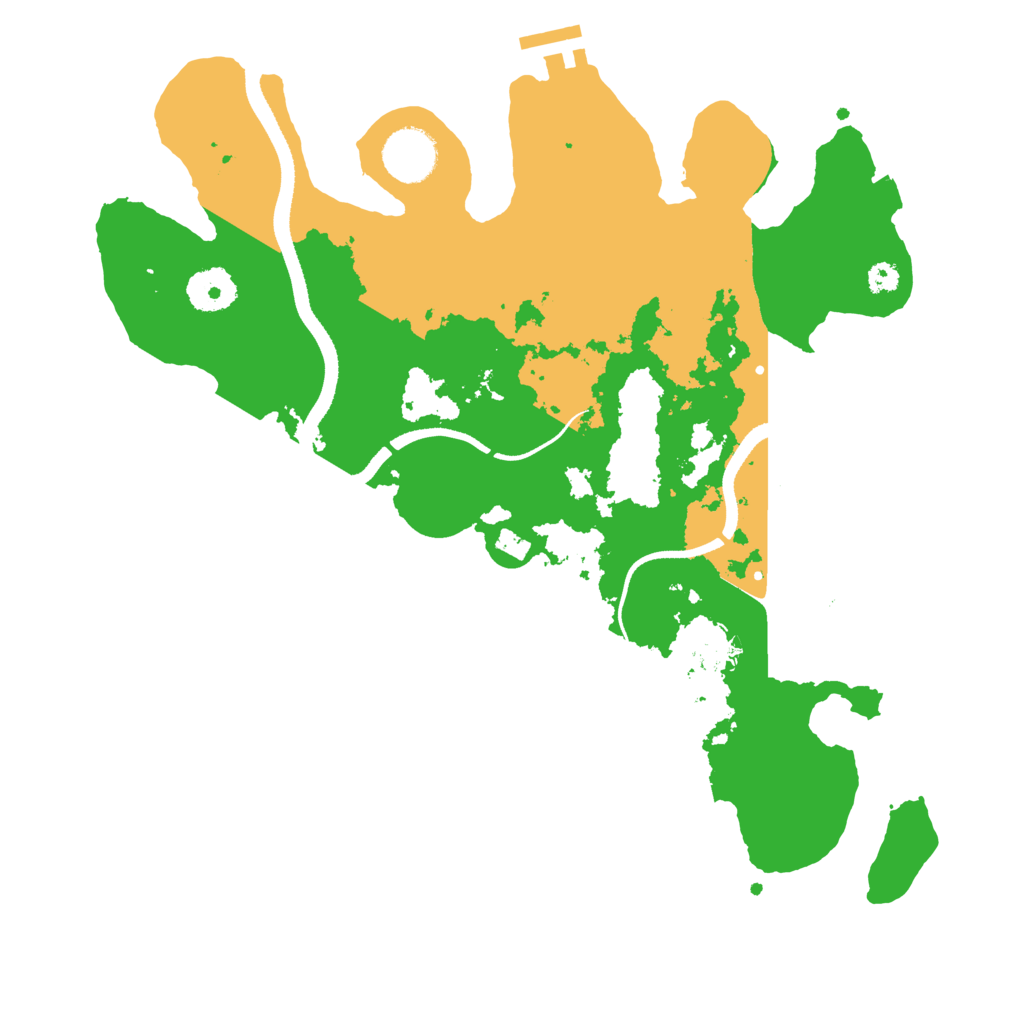 Biome Rust Map: Procedural Map, Size: 3333, Seed: 1862019514