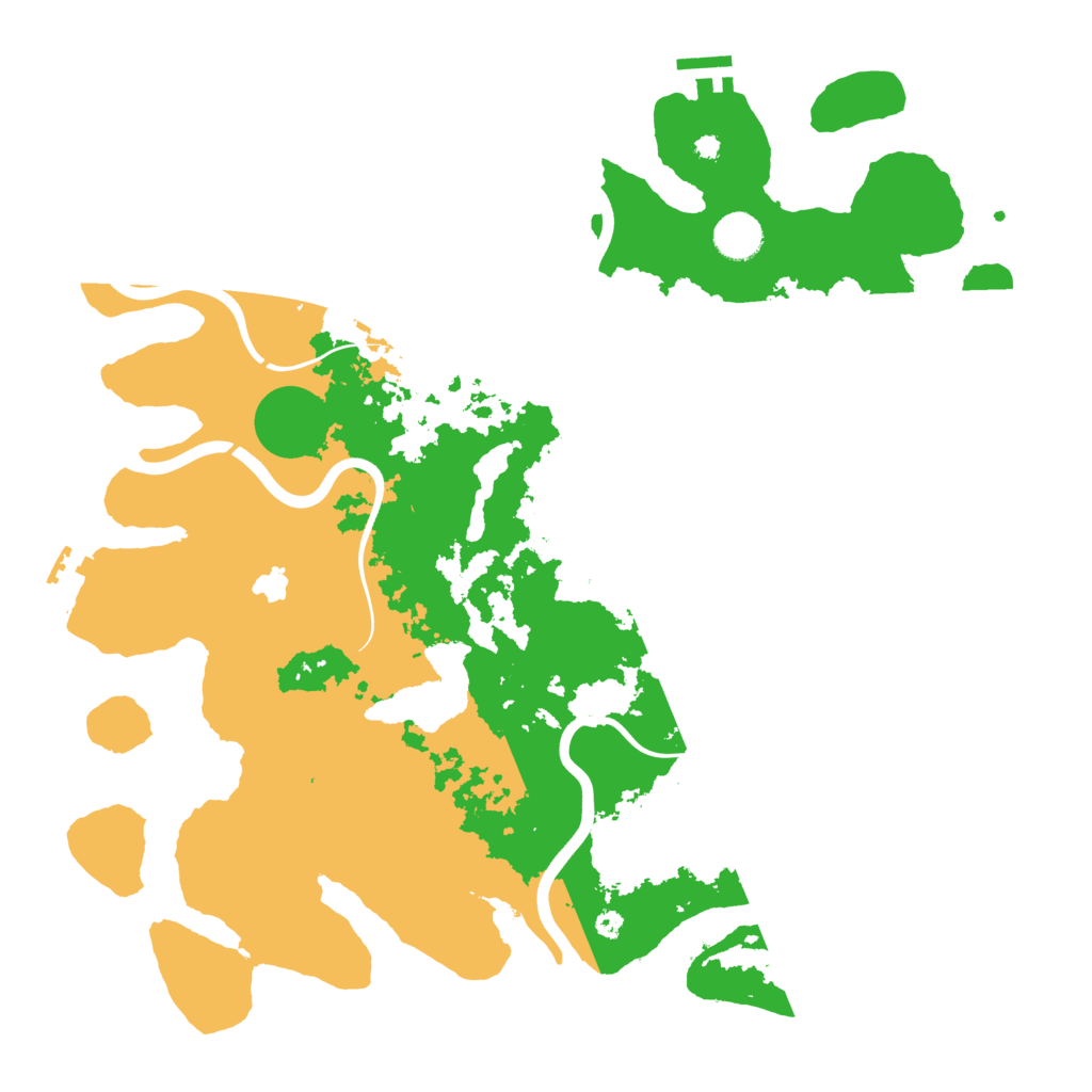 Biome Rust Map: Procedural Map, Size: 4000, Seed: 13375052
