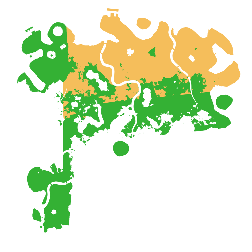 Biome Rust Map: Procedural Map, Size: 4500, Seed: 26354