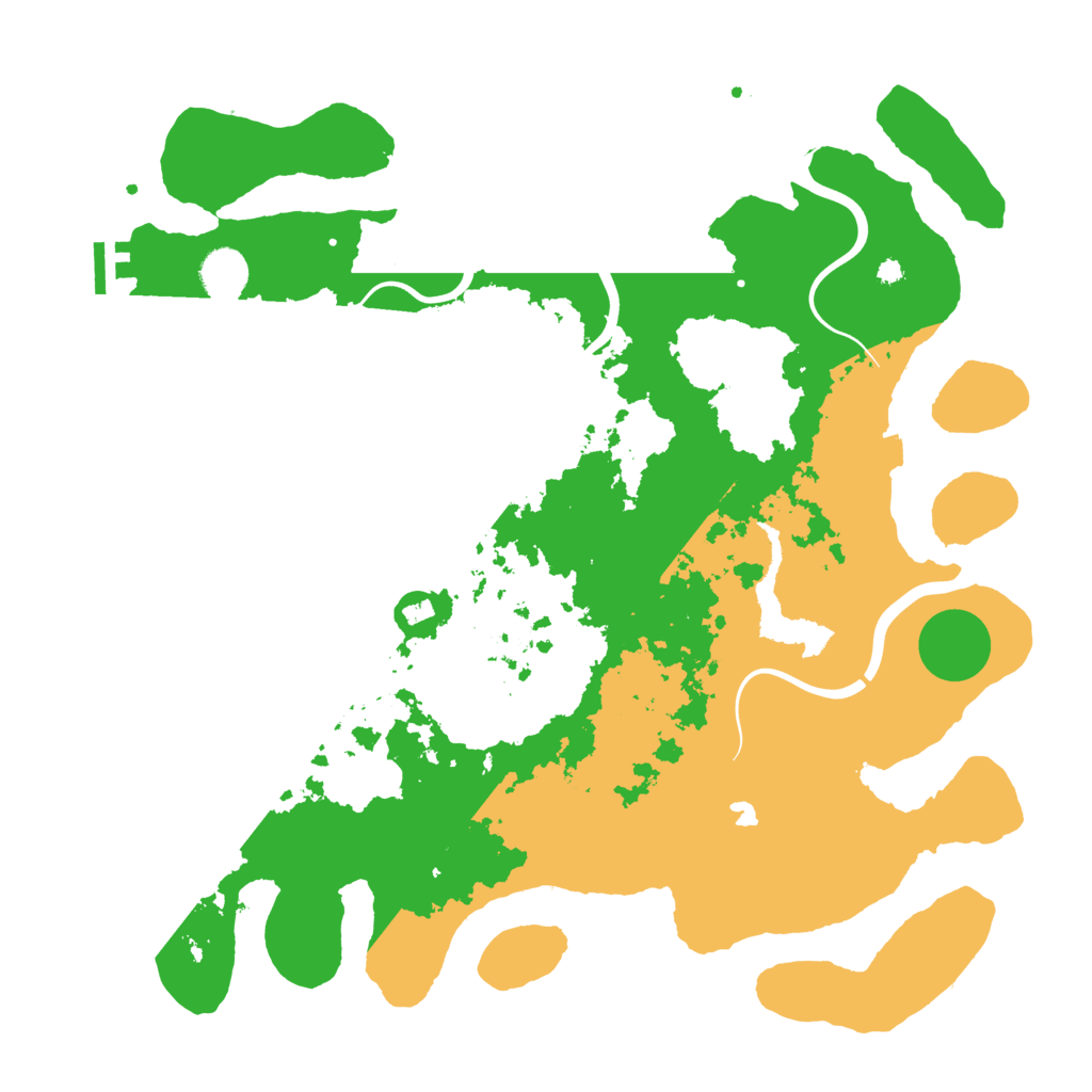 Biome Rust Map: Procedural Map, Size: 4000, Seed: 19790702