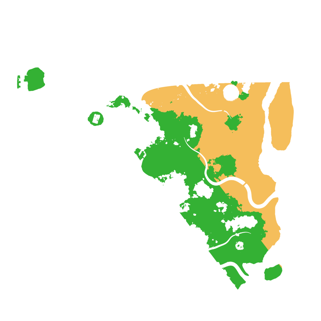 Biome Rust Map: Procedural Map, Size: 3750, Seed: 663150778