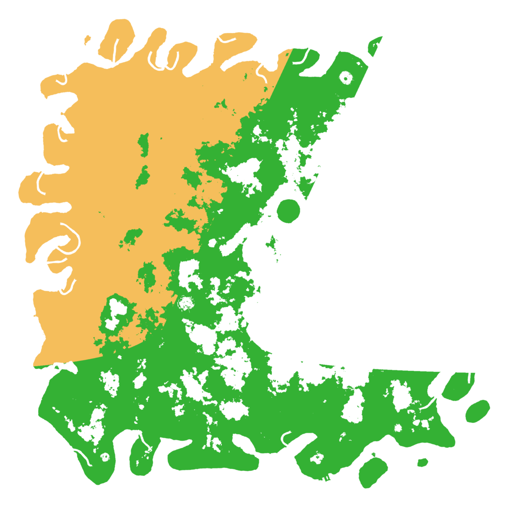 Biome Rust Map: Procedural Map, Size: 6000, Seed: 80326570