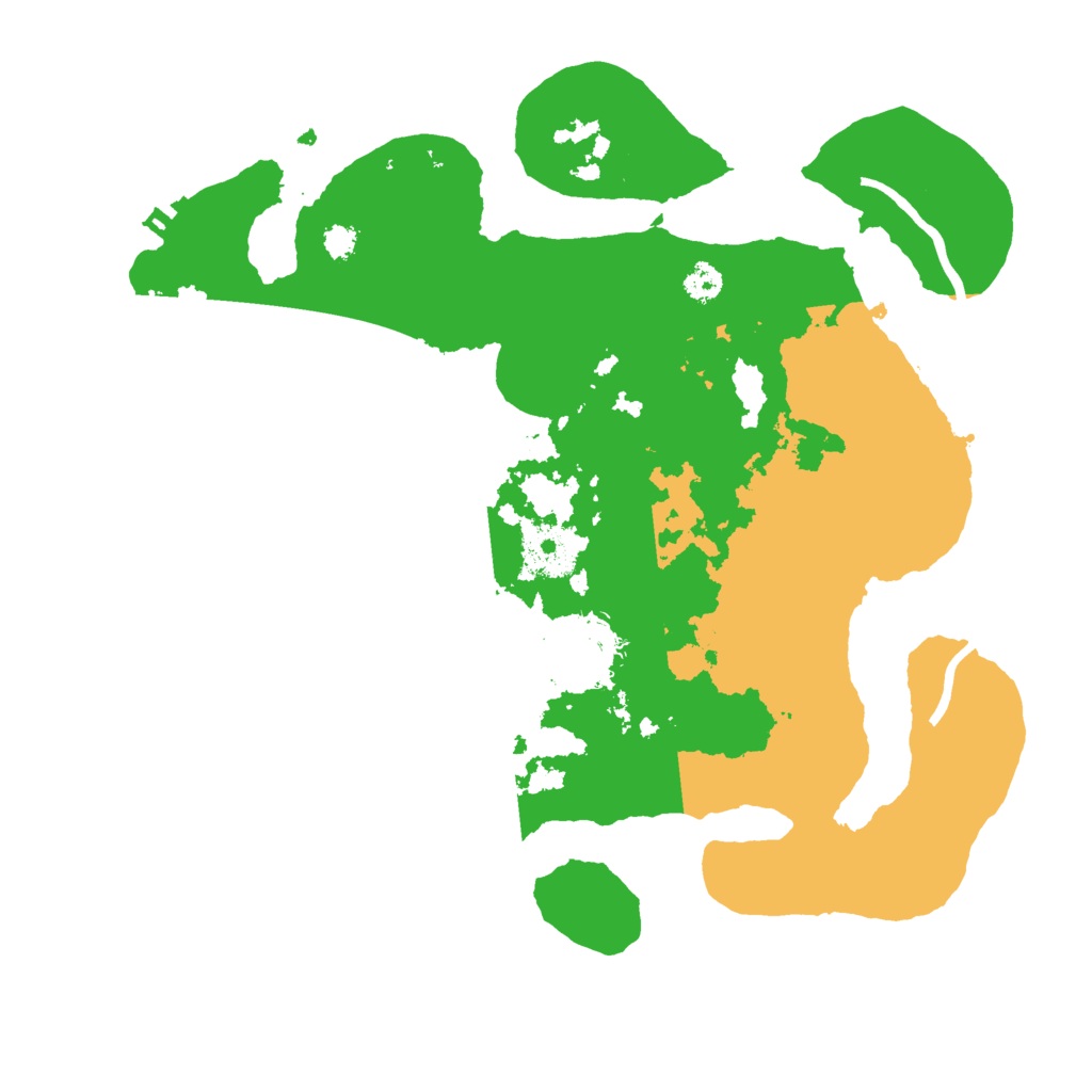 Biome Rust Map: Procedural Map, Size: 3000, Seed: 23007