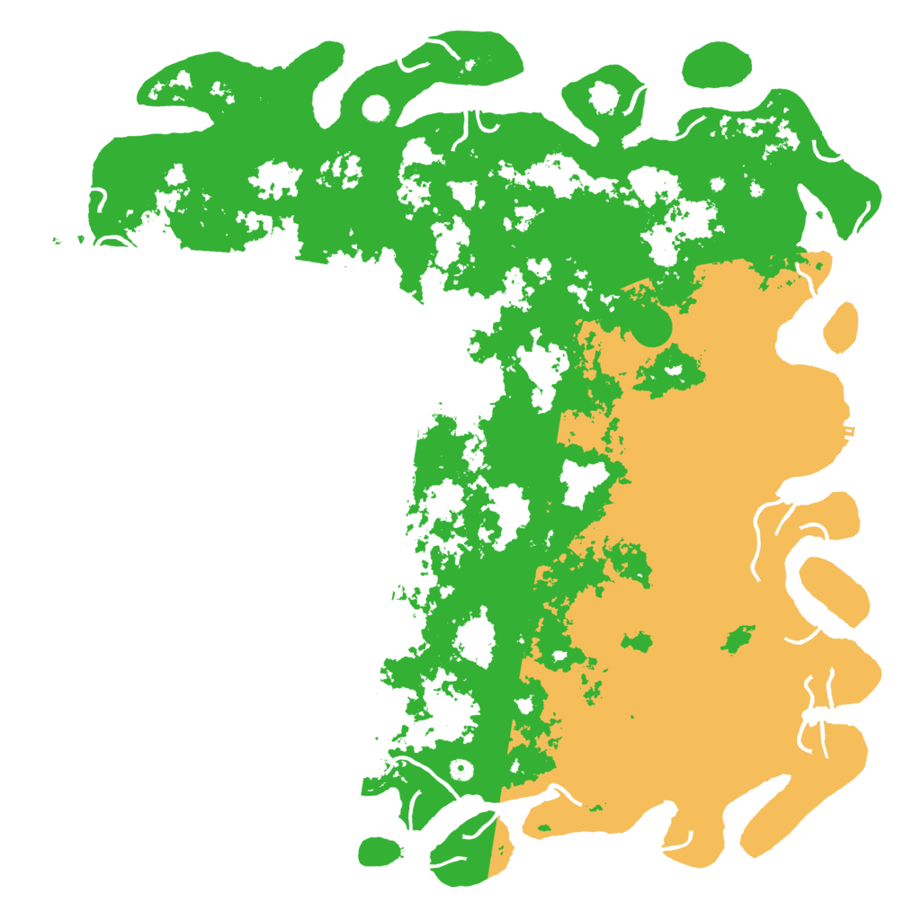 Biome Rust Map: Procedural Map, Size: 6000, Seed: 29216