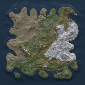 Thumbnail Rust Map: Procedural Map, Size: 3850, Seed: 249983390, 20 Monuments