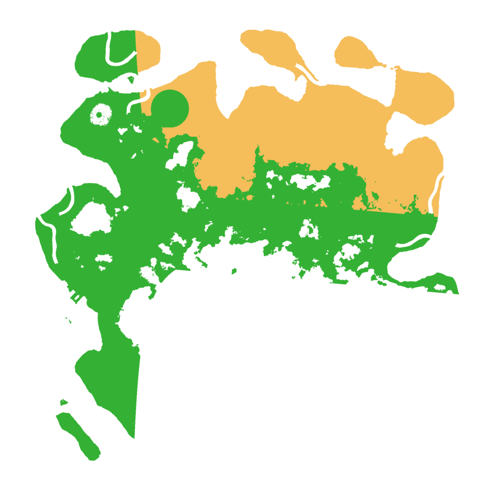 Biome Rust Map: Procedural Map, Size: 3500, Seed: 1544723865