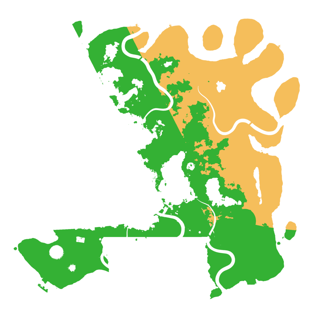 Biome Rust Map: Procedural Map, Size: 4000, Seed: 248013
