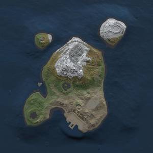 Thumbnail Rust Map: Procedural Map, Size: 1850, Seed: 1, 7 Monuments