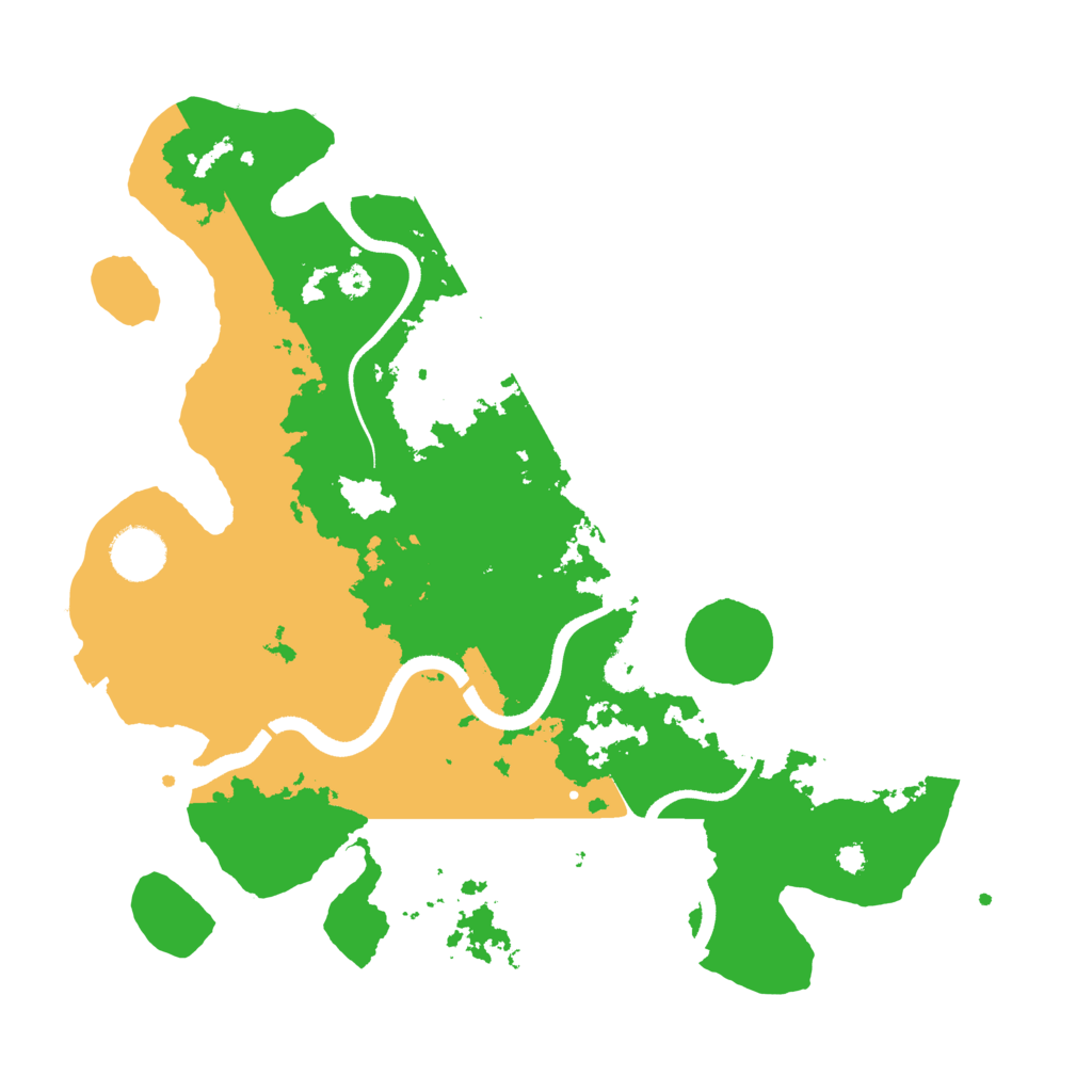 Biome Rust Map: Procedural Map, Size: 3500, Seed: 45678933