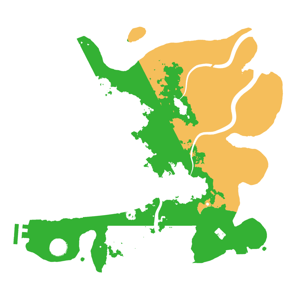 Biome Rust Map: Procedural Map, Size: 3000, Seed: 529248596
