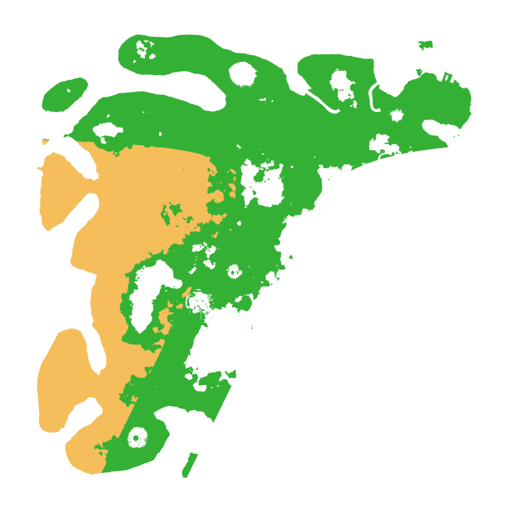 Biome Rust Map: Procedural Map, Size: 3850, Seed: 79031325