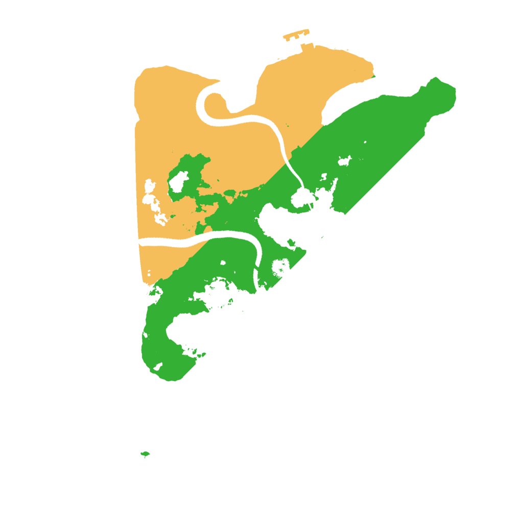 Biome Rust Map: Procedural Map, Size: 3000, Seed: 3408