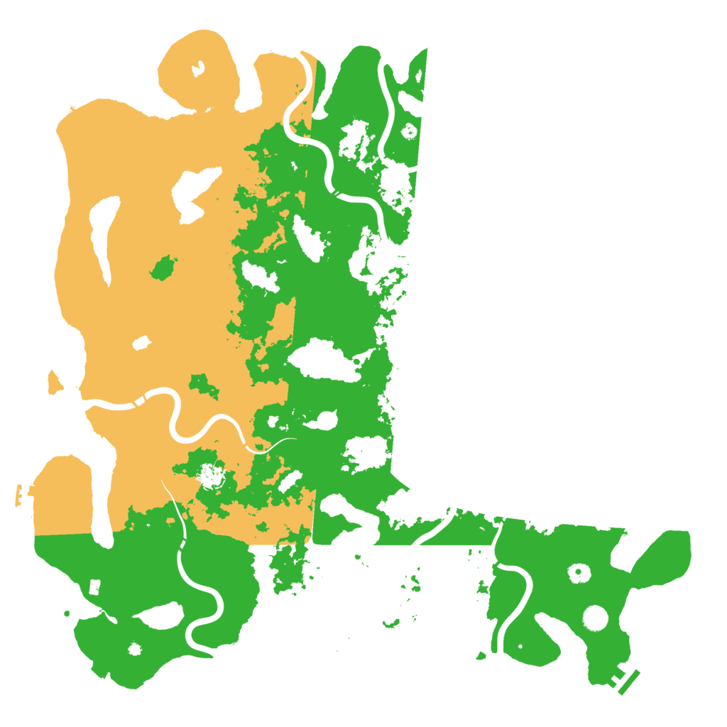 Biome Rust Map: Procedural Map, Size: 5000, Seed: 2431
