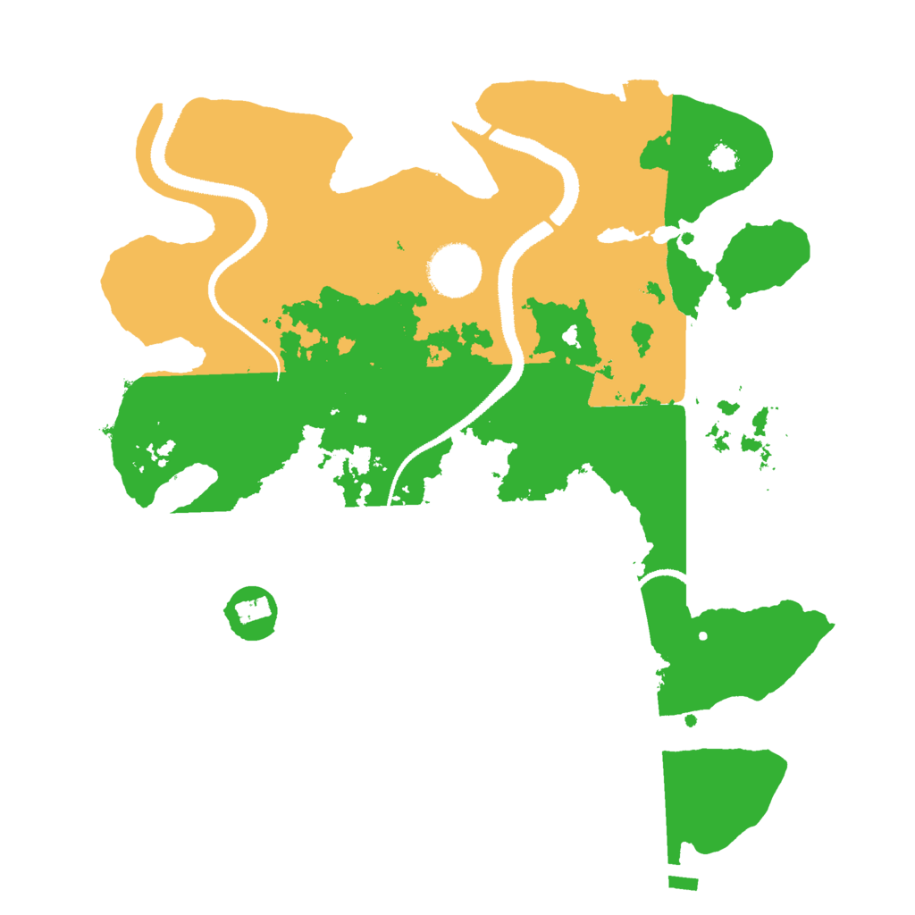 Biome Rust Map: Procedural Map, Size: 3000, Seed: 1501828956
