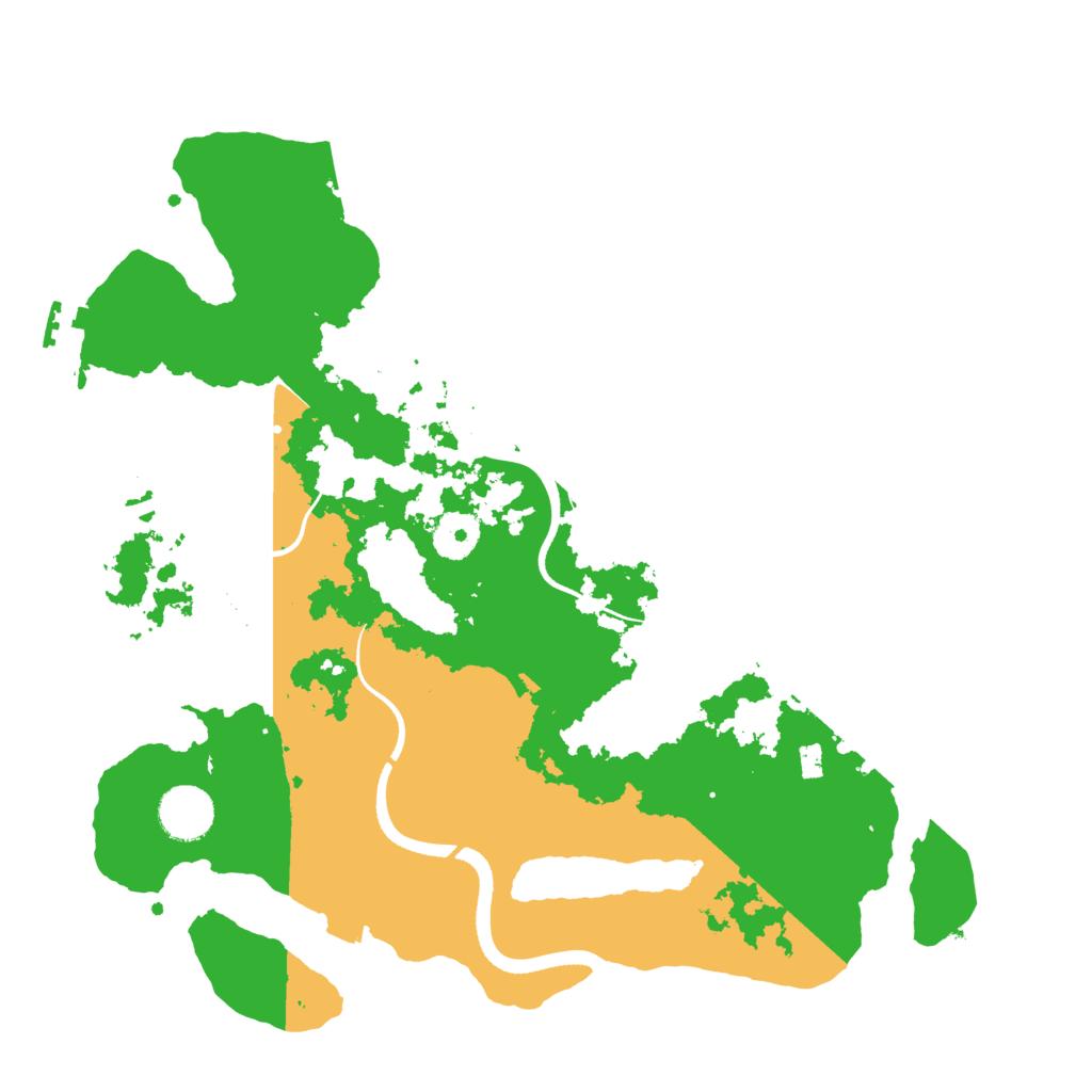 Biome Rust Map: Procedural Map, Size: 3500, Seed: 1828187880