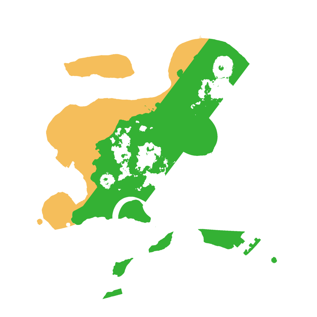 Biome Rust Map: Procedural Map, Size: 2222, Seed: 2222