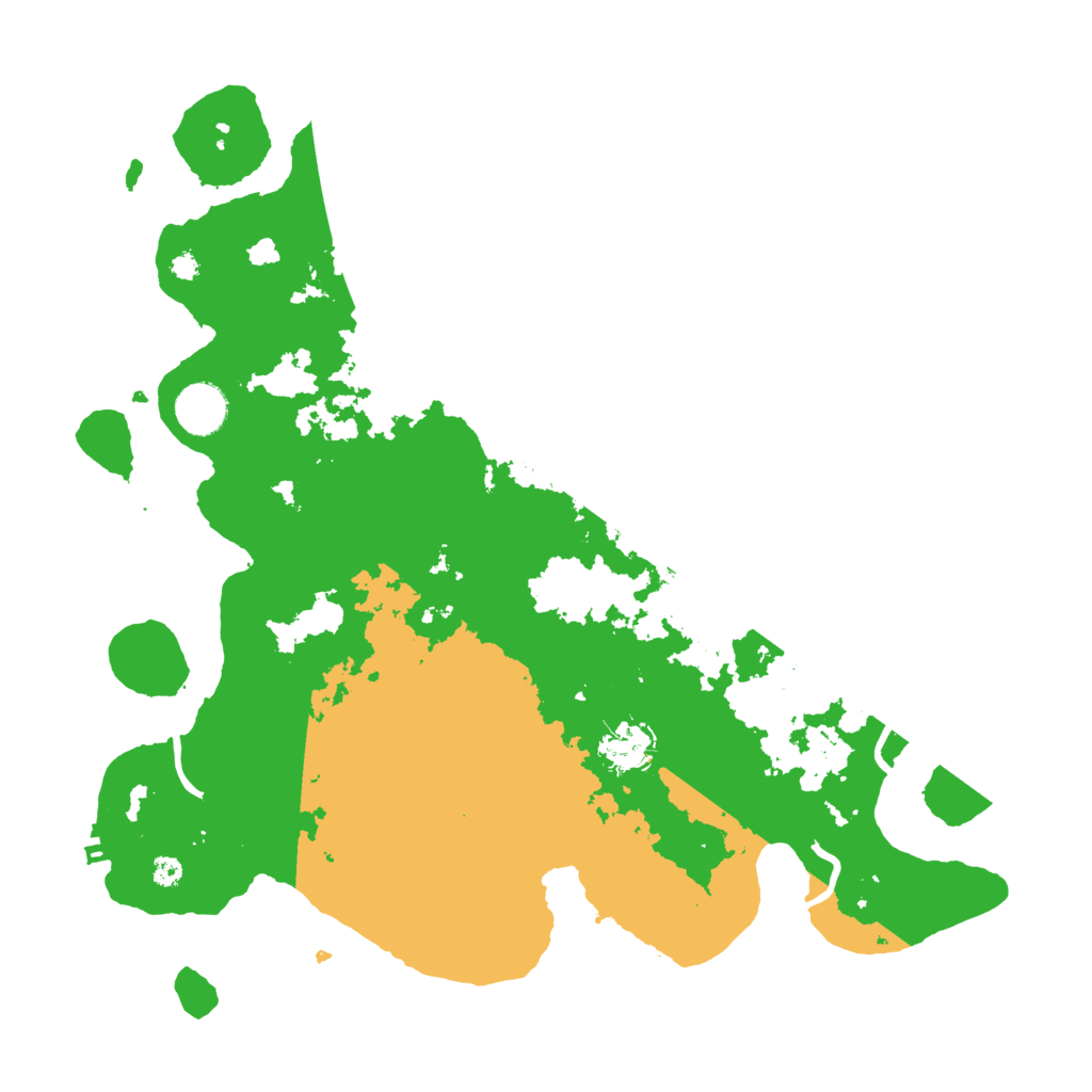 Biome Rust Map: Procedural Map, Size: 3700, Seed: 397537281