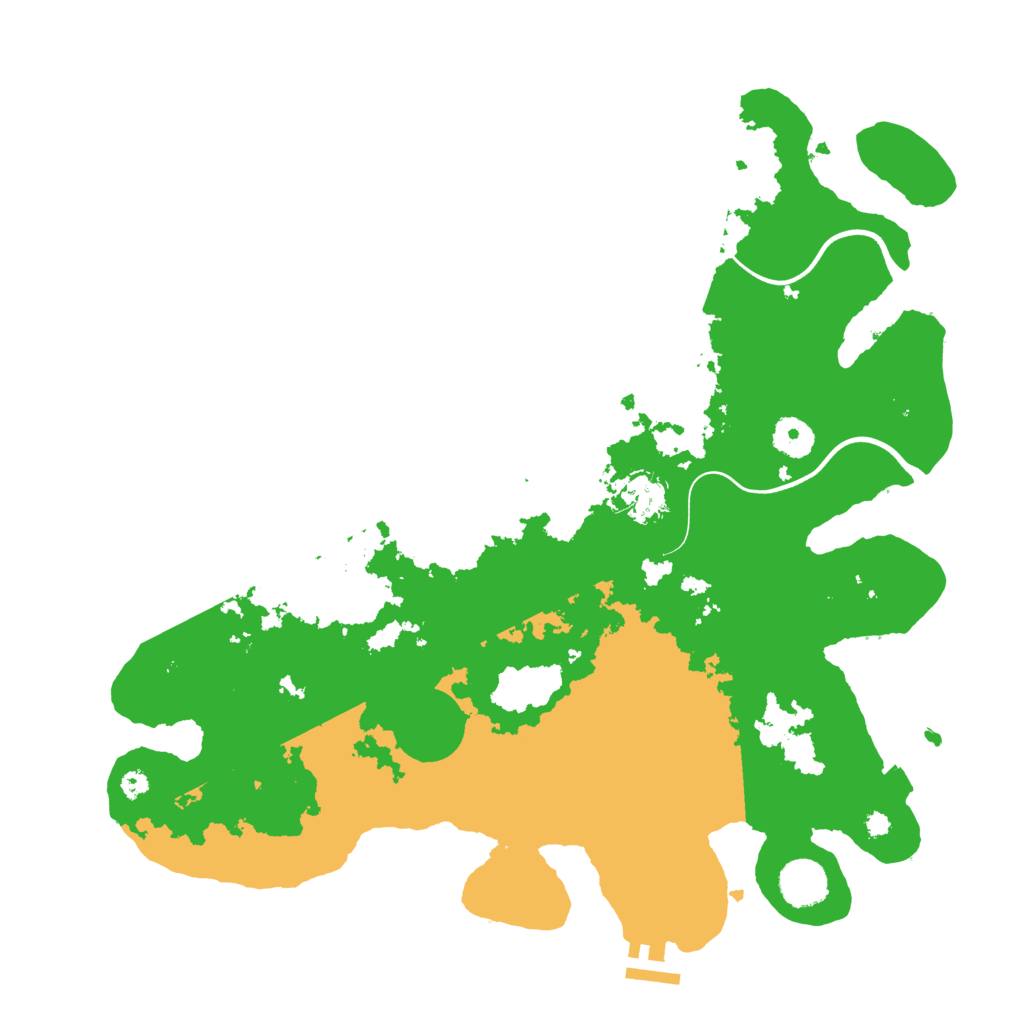 Biome Rust Map: Procedural Map, Size: 3800, Seed: 968607362
