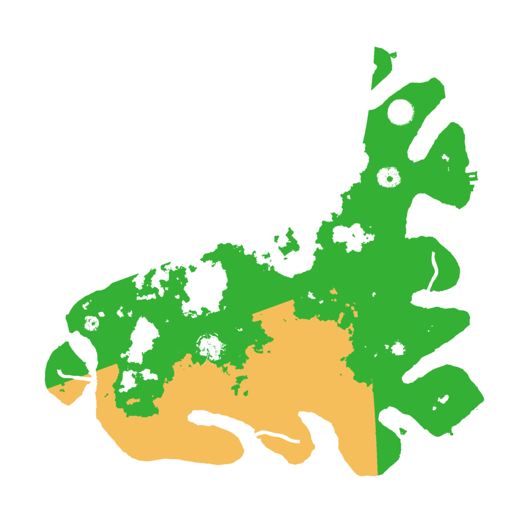 Biome Rust Map: Procedural Map, Size: 3500, Seed: 839545670