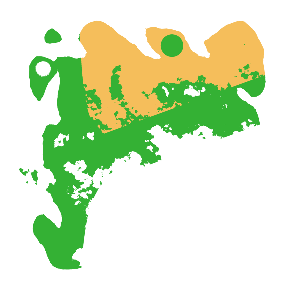 Biome Rust Map: Barren, Size: 3500, Seed: 710592153