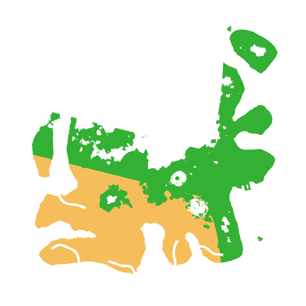 Biome Rust Map: Procedural Map, Size: 3000, Seed: 5481546