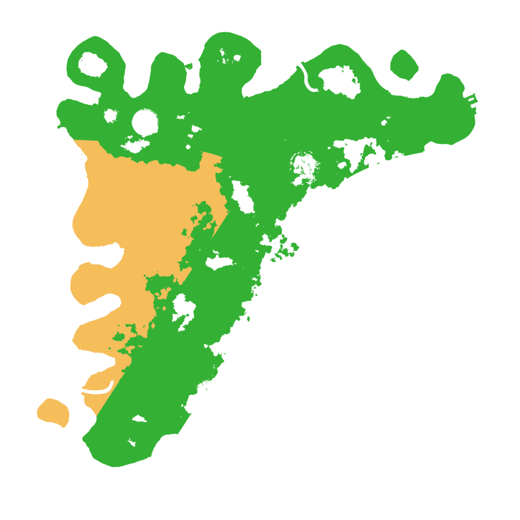 Biome Rust Map: Procedural Map, Size: 3500, Seed: 350562065