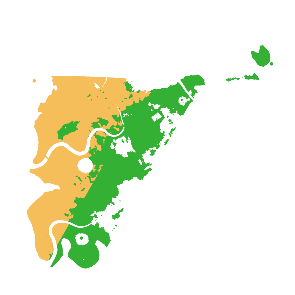 Biome Rust Map: Procedural Map, Size: 3500, Seed: 738176111
