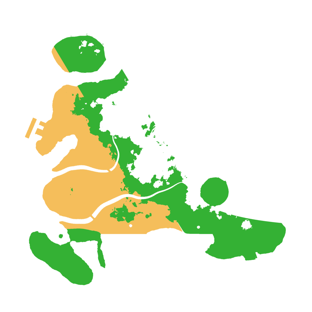 Biome Rust Map: Procedural Map, Size: 3000, Seed: 6289