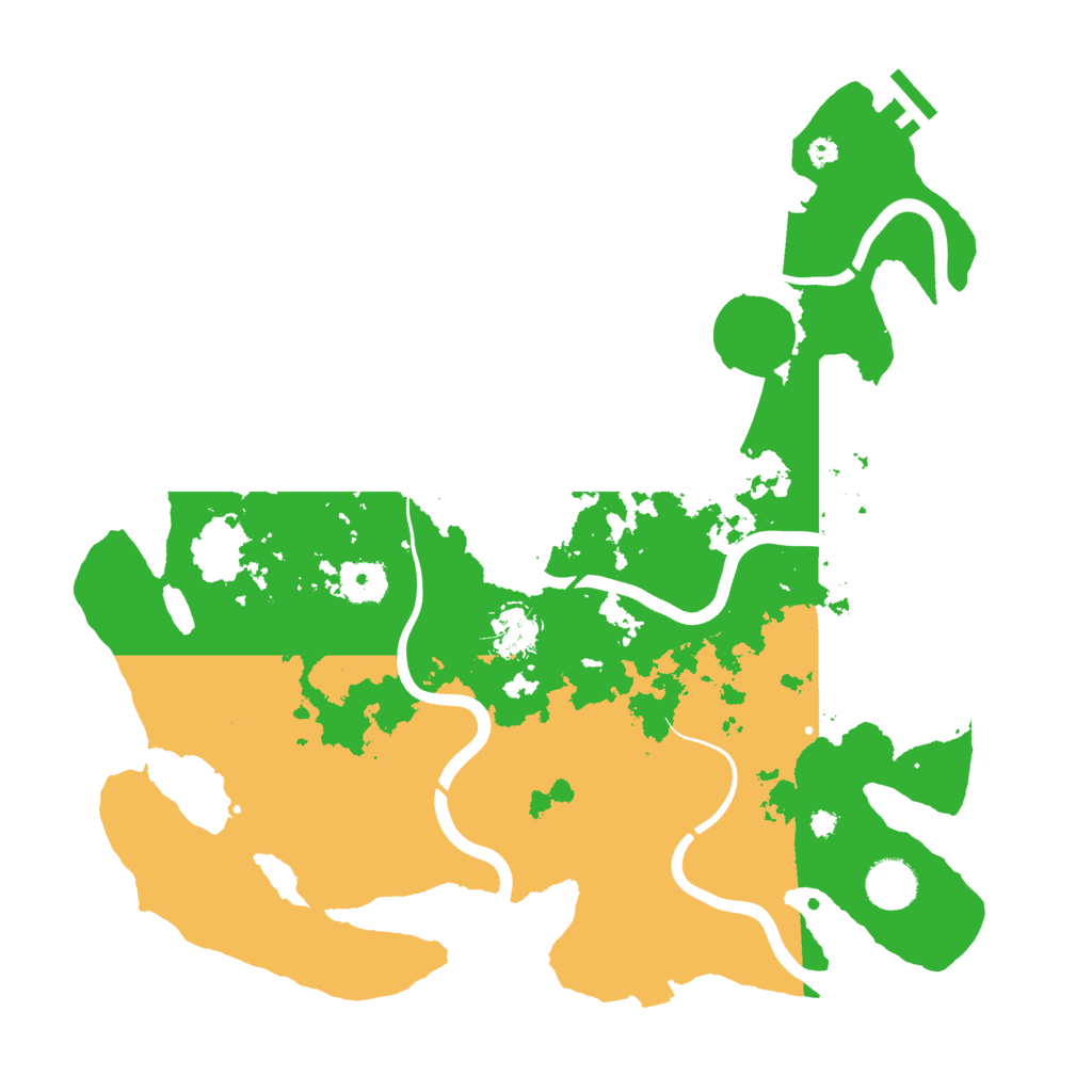 Biome Rust Map: Procedural Map, Size: 3750, Seed: 185777504