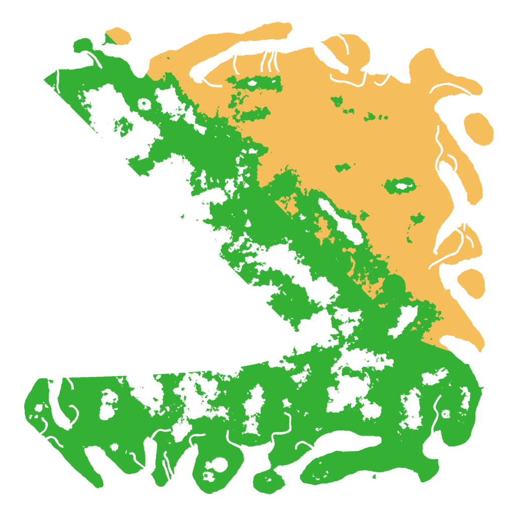 Biome Rust Map: Procedural Map, Size: 6000, Seed: 89611132