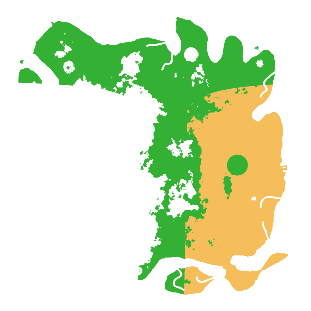 Biome Rust Map: Procedural Map, Size: 3950, Seed: 1979748836