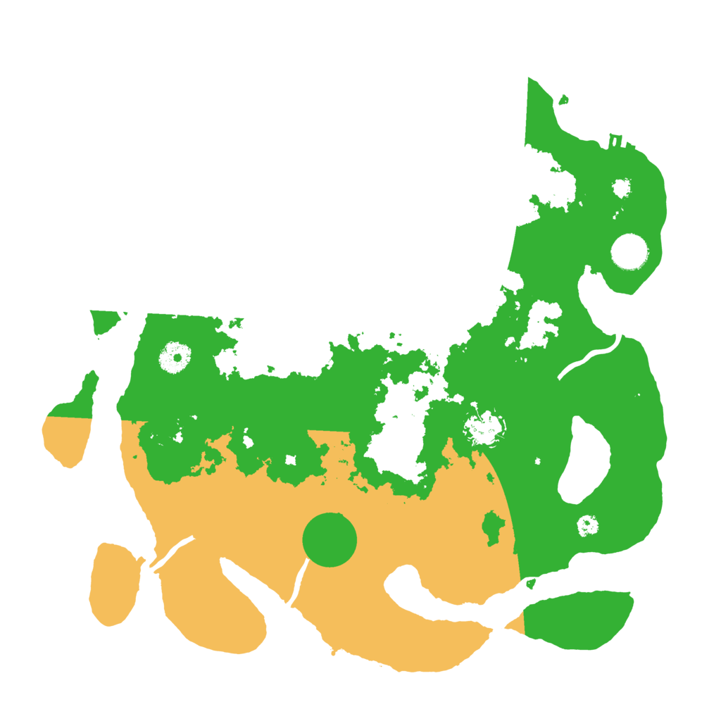 Biome Rust Map: Procedural Map, Size: 3500, Seed: 282483029