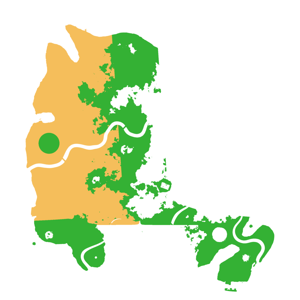 Biome Rust Map: Procedural Map, Size: 3800, Seed: 1266302394