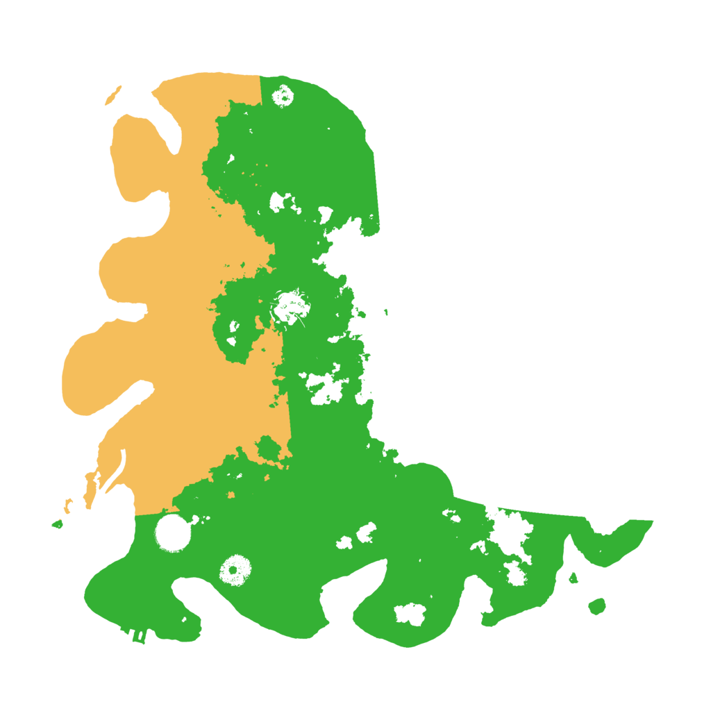 Biome Rust Map: Procedural Map, Size: 3500, Seed: 277