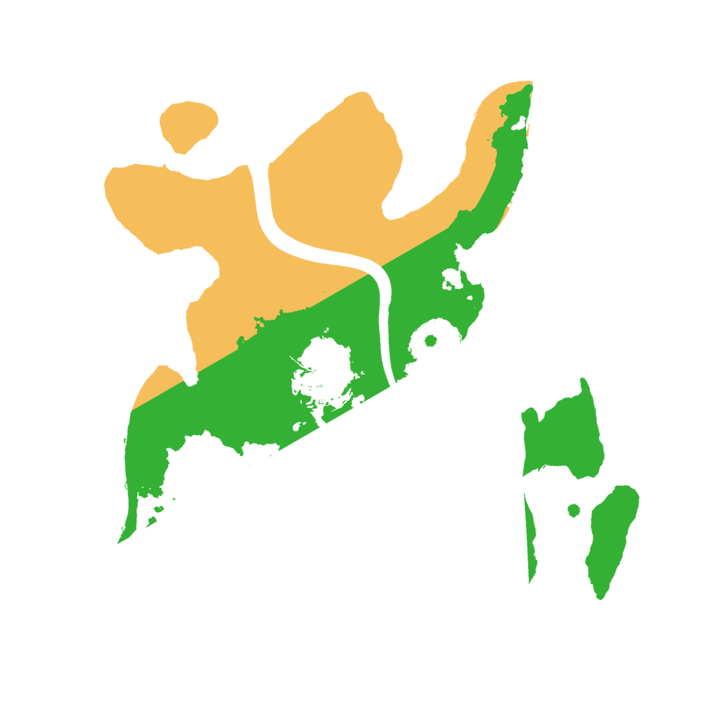 Biome Rust Map: Procedural Map, Size: 2300, Seed: 51231512