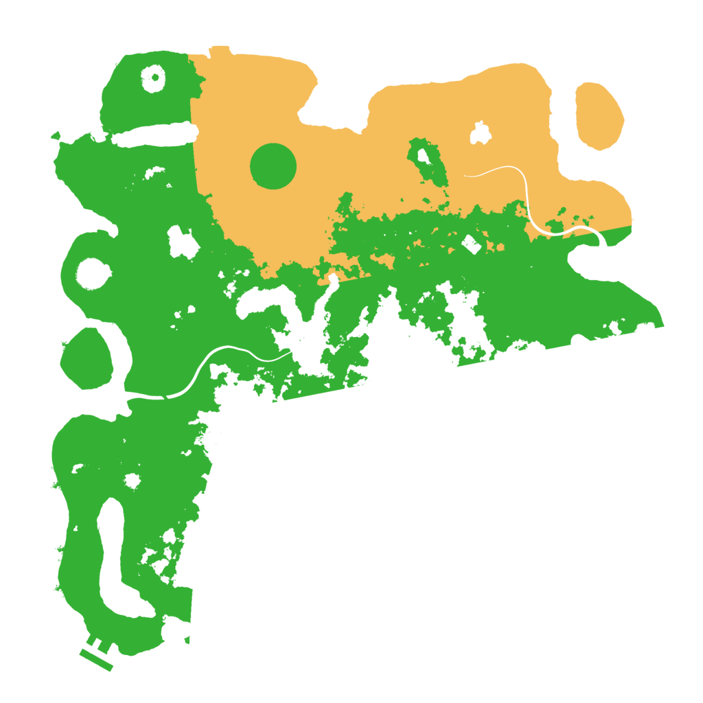 Biome Rust Map: Procedural Map, Size: 4000, Seed: 195694