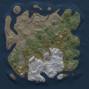 Thumbnail Rust Map: Procedural Map, Size: 3900, Seed: 56, 20 Monuments